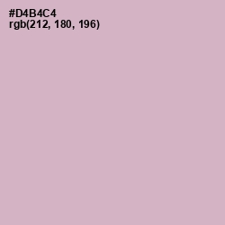 #D4B4C4 - Pale Slate Color Image