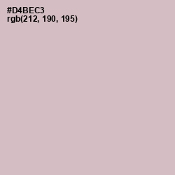 #D4BEC3 - Pale Slate Color Image