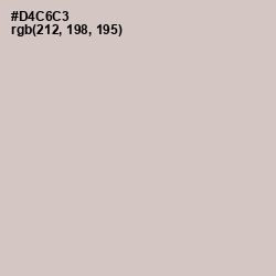 #D4C6C3 - Swirl Color Image