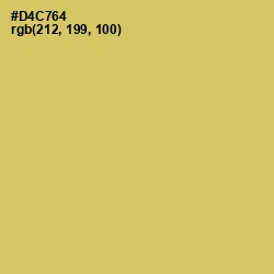 #D4C764 - Tacha Color Image