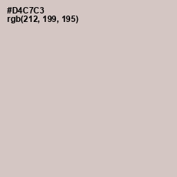 #D4C7C3 - Swirl Color Image