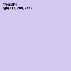 #D4C8F1 - Moon Raker Color Image