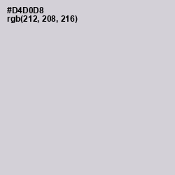 #D4D0D8 - Mischka Color Image