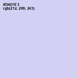 #D4D1F3 - Fog Color Image