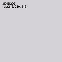 #D4D2D7 - Quill Gray Color Image