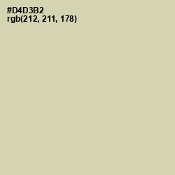 #D4D3B2 - Green Mist Color Image