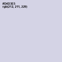#D4D3E5 - Geyser Color Image