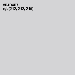 #D4D4D7 - Quill Gray Color Image