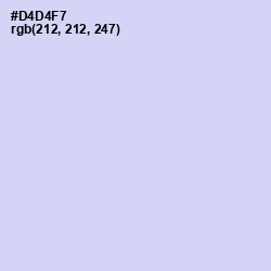 #D4D4F7 - Fog Color Image