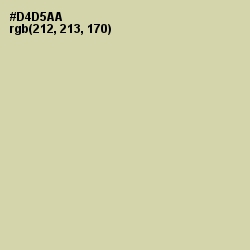 #D4D5AA - Sapling Color Image