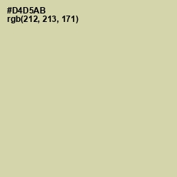 #D4D5AB - Sapling Color Image