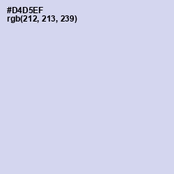 #D4D5EF - Geyser Color Image