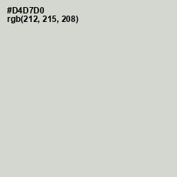 #D4D7D0 - Quill Gray Color Image