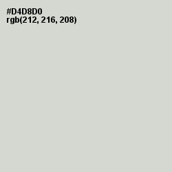 #D4D8D0 - Quill Gray Color Image