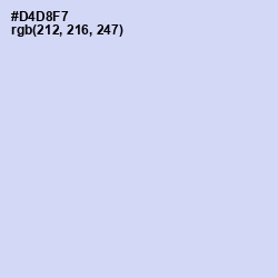 #D4D8F7 - Fog Color Image