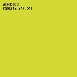 #D4D933 - Pear Color Image