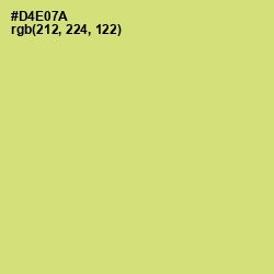 #D4E07A - Yellow Green Color Image