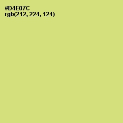 #D4E07C - Yellow Green Color Image