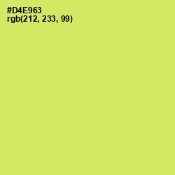 #D4E963 - Yellow Green Color Image