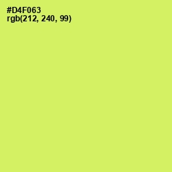 #D4F063 - Yellow Green Color Image