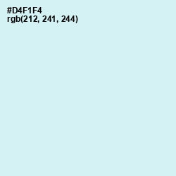 #D4F1F4 - Iceberg Color Image