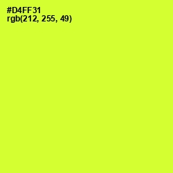 #D4FF31 - Pear Color Image