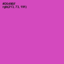 #D549BF - Brilliant Rose Color Image