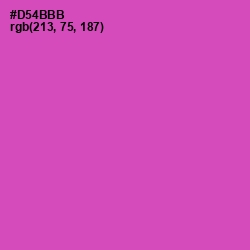 #D54BBB - Brilliant Rose Color Image