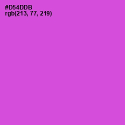 #D54DDB - Fuchsia Pink Color Image