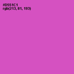 #D551C1 - Fuchsia Pink Color Image