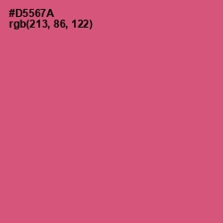 #D5567A - Cranberry Color Image