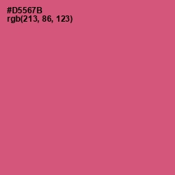 #D5567B - Cranberry Color Image