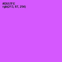 #D557FE - Heliotrope Color Image