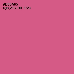 #D55A85 - Mulberry Color Image