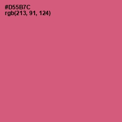 #D55B7C - Cranberry Color Image