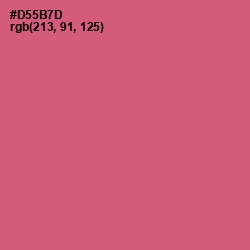 #D55B7D - Cranberry Color Image