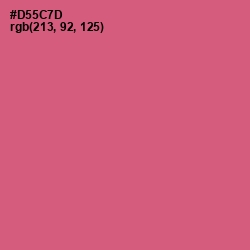 #D55C7D - Cranberry Color Image