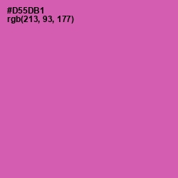 #D55DB1 - Hopbush Color Image