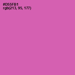 #D55FB1 - Hopbush Color Image
