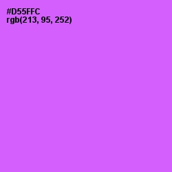 #D55FFC - Heliotrope Color Image