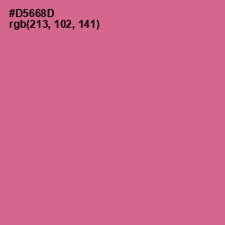 #D5668D - Charm Color Image