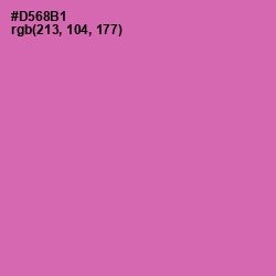 #D568B1 - Hopbush Color Image
