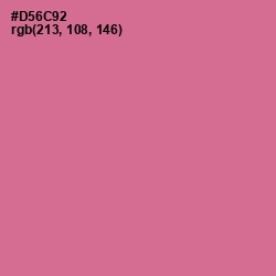 #D56C92 - Charm Color Image