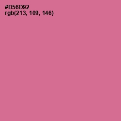 #D56D92 - Charm Color Image