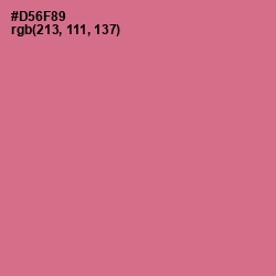 #D56F89 - Charm Color Image