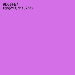 #D56FE7 - Heliotrope Color Image