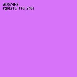 #D574F8 - Heliotrope Color Image