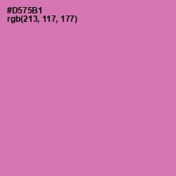 #D575B1 - Hopbush Color Image