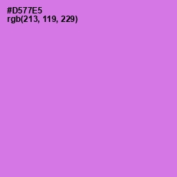 #D577E5 - Heliotrope Color Image