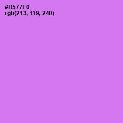 #D577F0 - Heliotrope Color Image